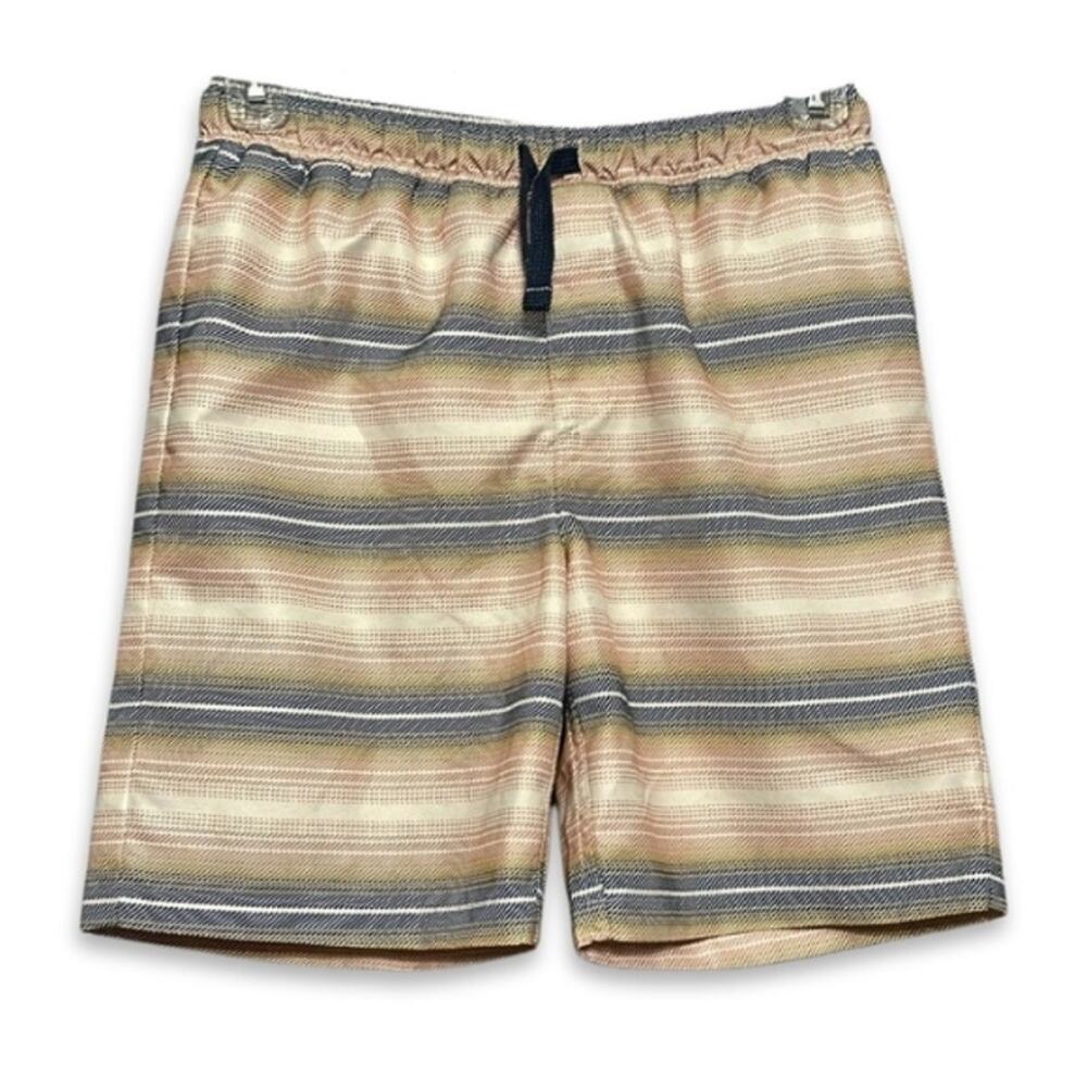 Treasure & Bond Swimming Trunks Mesh Lining Stripes Multicolor Kids M 8/10 NWOT
